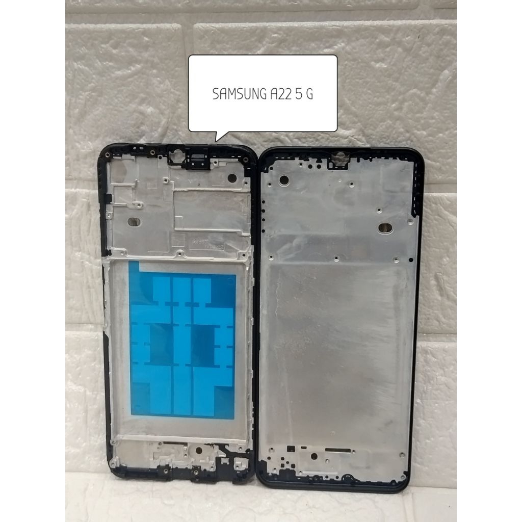 FRAME SAMSUNG A22 5G- TULANG TENGAH TATAKAN LCD & MESIN.