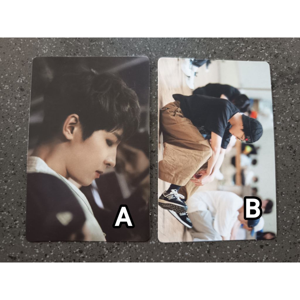 (Ready stock) photocard pc official seventeen svt wonwoo ww follow follow rpc random kr