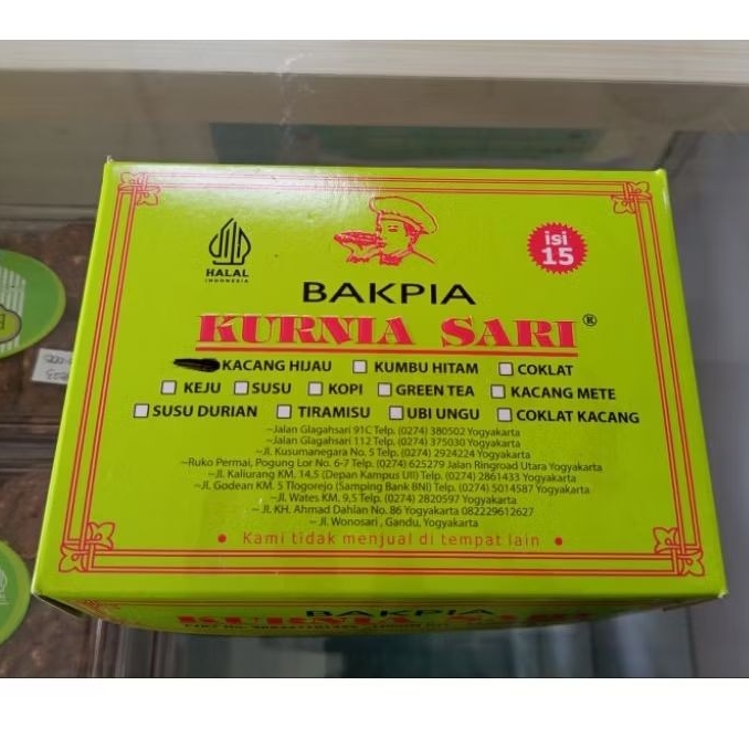 BAKPIA KURNIA SARI JOGJA ASLI (ORIGINAL)