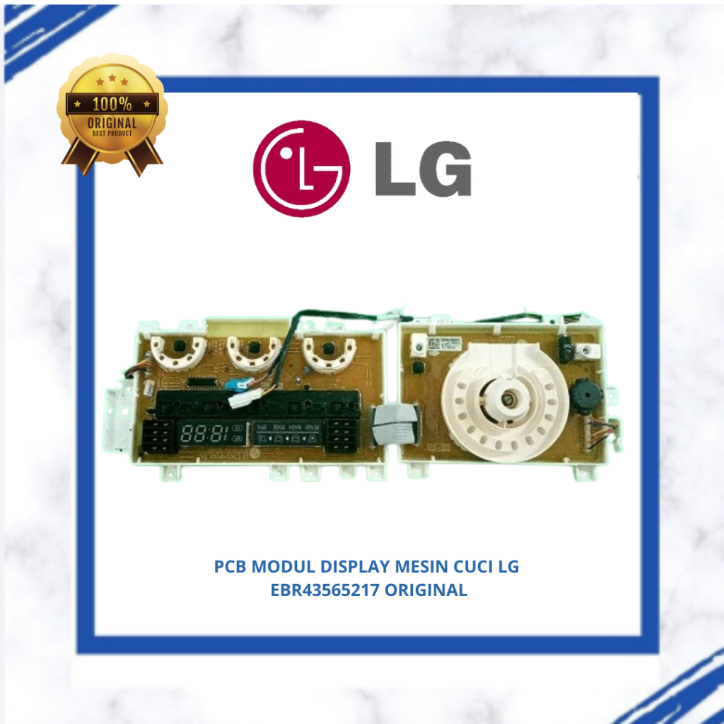 PCB MODUL DISPLAY MESIN CUCI LG EBR43565217 WD-N1213D6 ORIGINAL