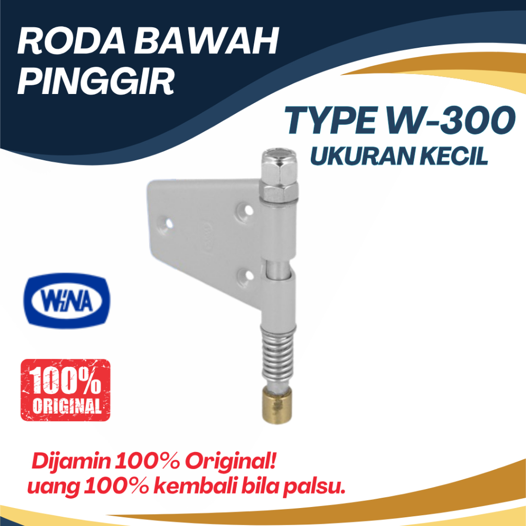 Roda Bawah Pinggir Wina W300 Roda Bawah Pintu Garasi Wina