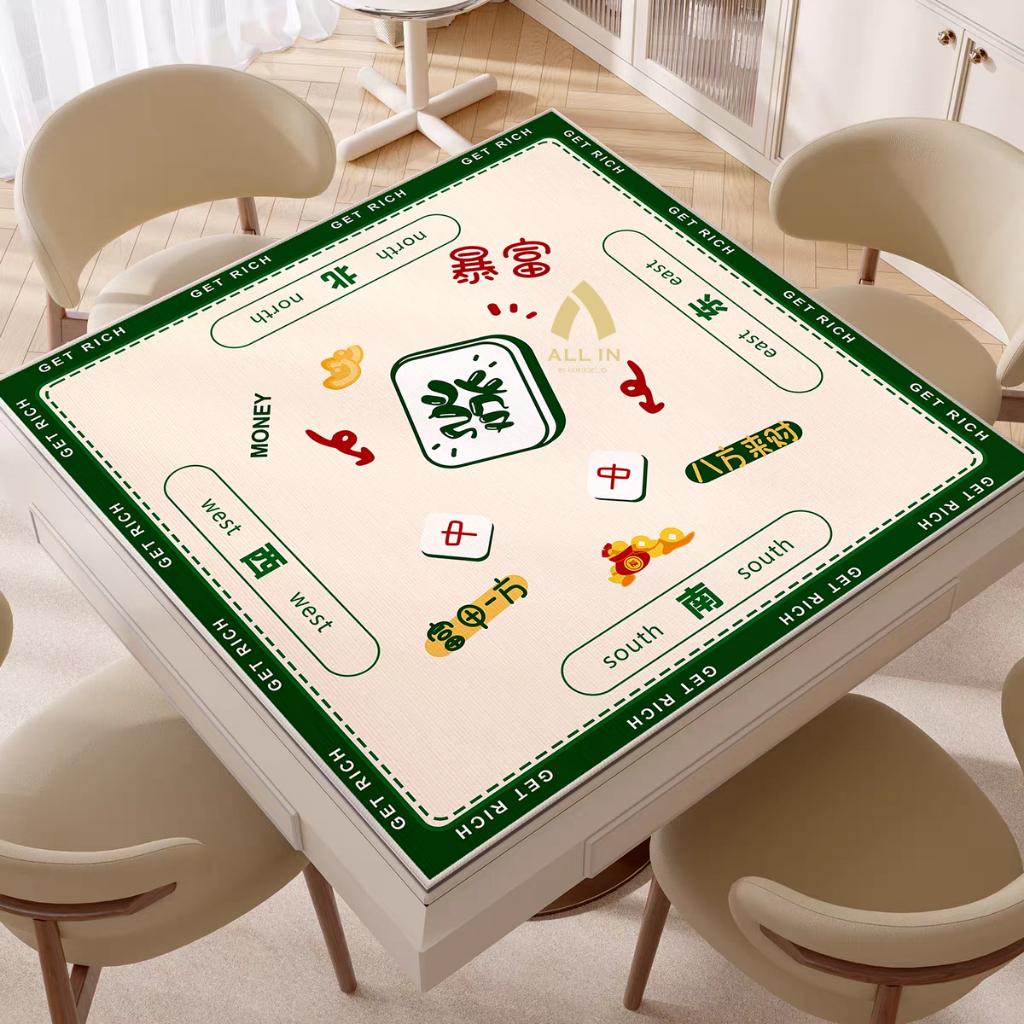 Karpet Mahjong Large Non Bludru / Mahyong Carpet Alas Meja Maciok
