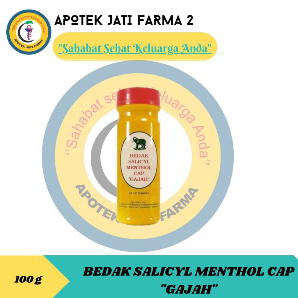 BEDAK SALICYL MENTHOL CAP GAJAH