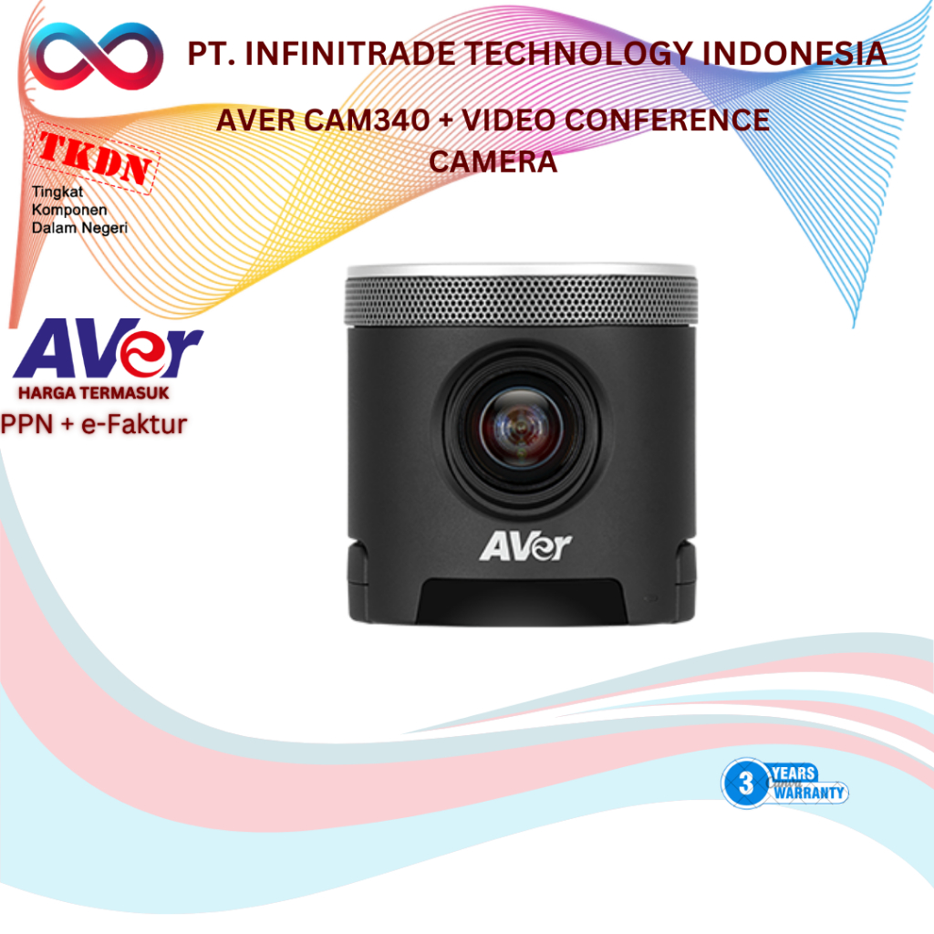 AVER CAM340 + VIDEO CONFERENCE CAMERA