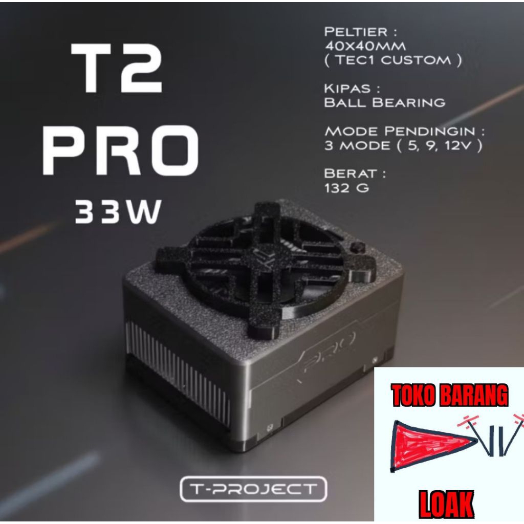 [TK MURAH JAYA] FAN COOLER T2 PRO BNIB NEW