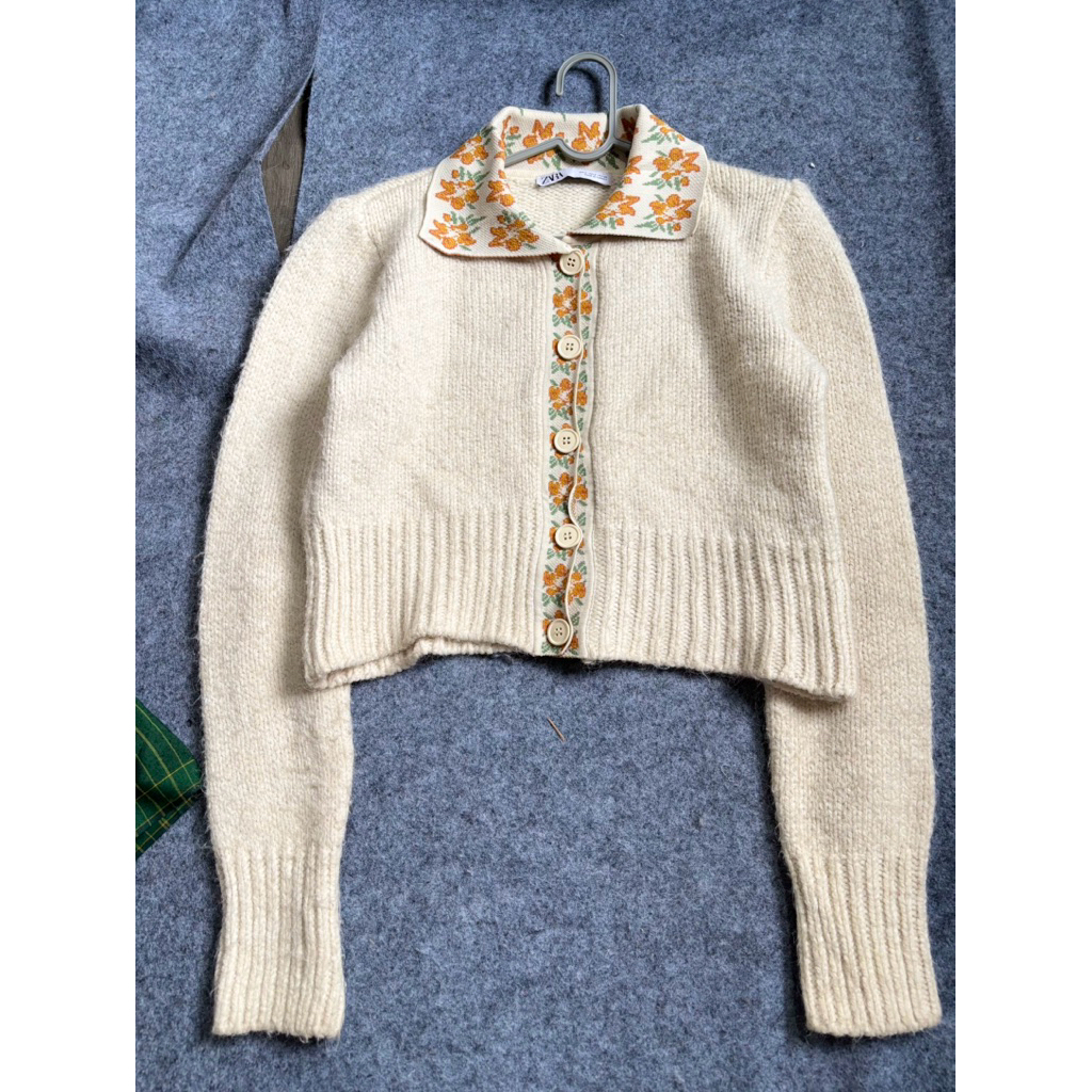 cardigan zara bunga