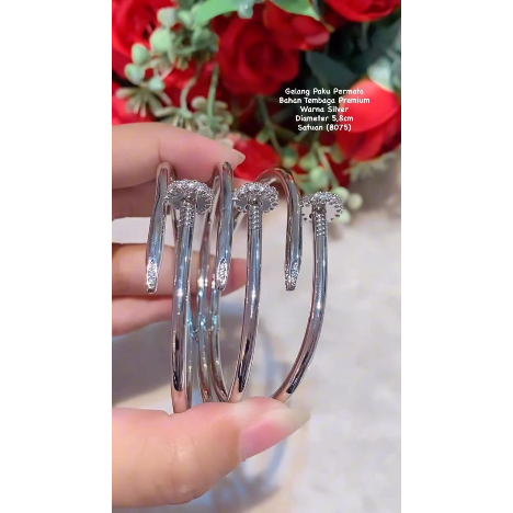 Gelang Tembaga Paku kualitas premium anti karat anti hitam tidak mudah luntur 1075