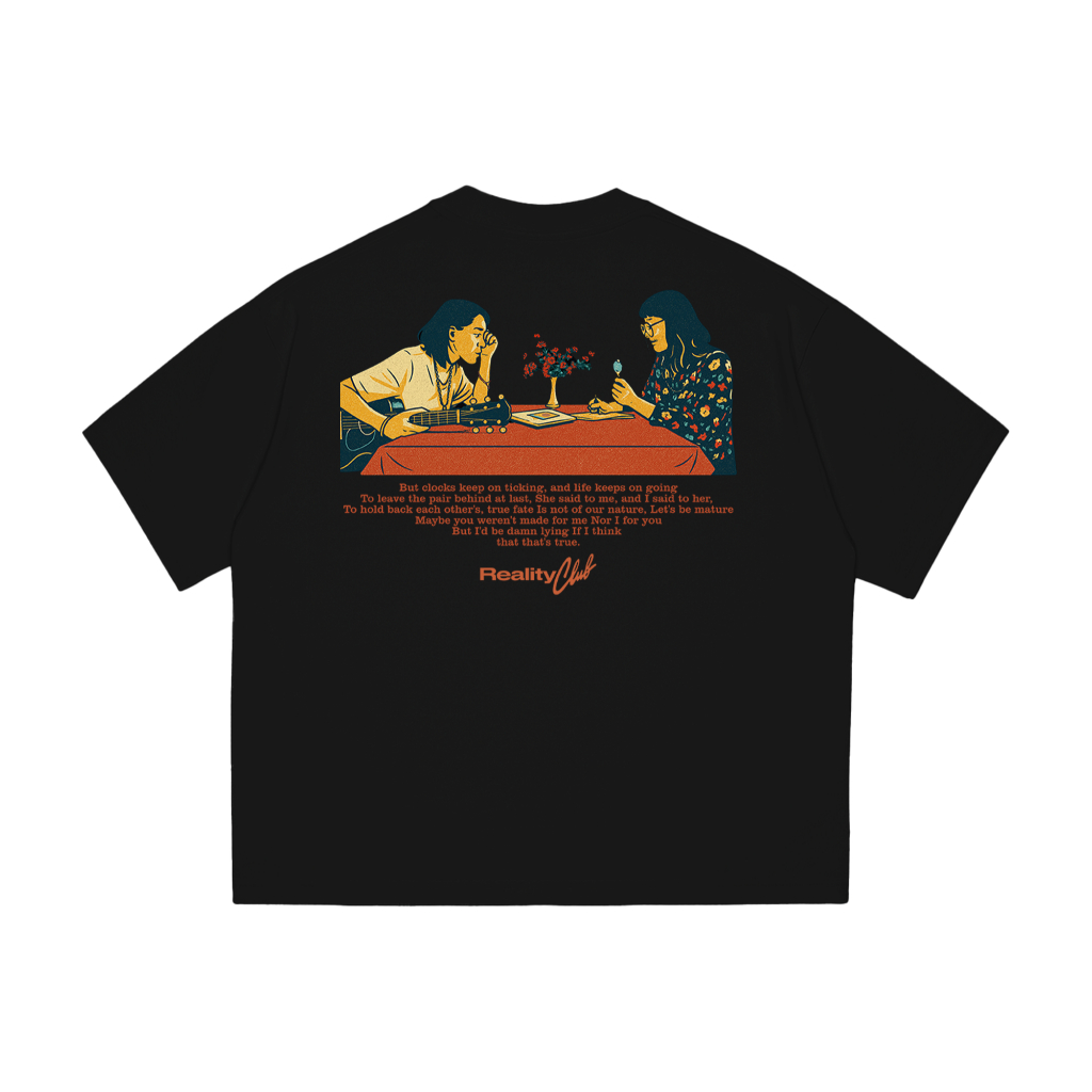 Kaos 2112 Reality Club - Boxy Oversize - Unisex - Kaos Music - Reality Club - Music Tshirt - Kaos Ba