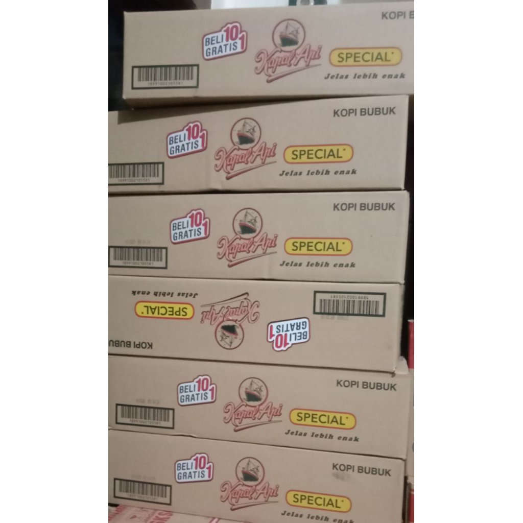 Promo Aneka Macam Perkopian {Kapal Api,Mayor,Top Coffee,Fresco,Pikopi} Kemasan 1Dus/Karton/Promo Kop