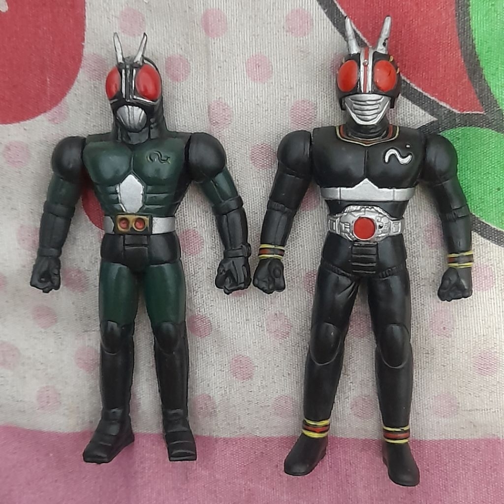 RHS Mini Kamen Rider Black dan Black RX - One Set