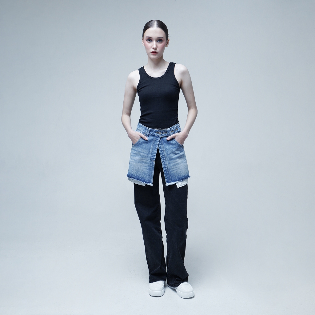 DAILE | Audrey Denim Obi | Obi Belt Jeans | Belt Bahan Jeans