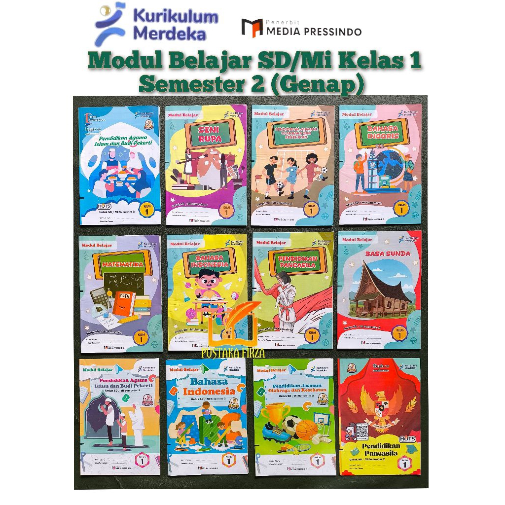 Lks  Modul Pengayaan SD/Mi kelas 1 semester 2 Kurikulum Merdeka Terbaru Media Pressindo