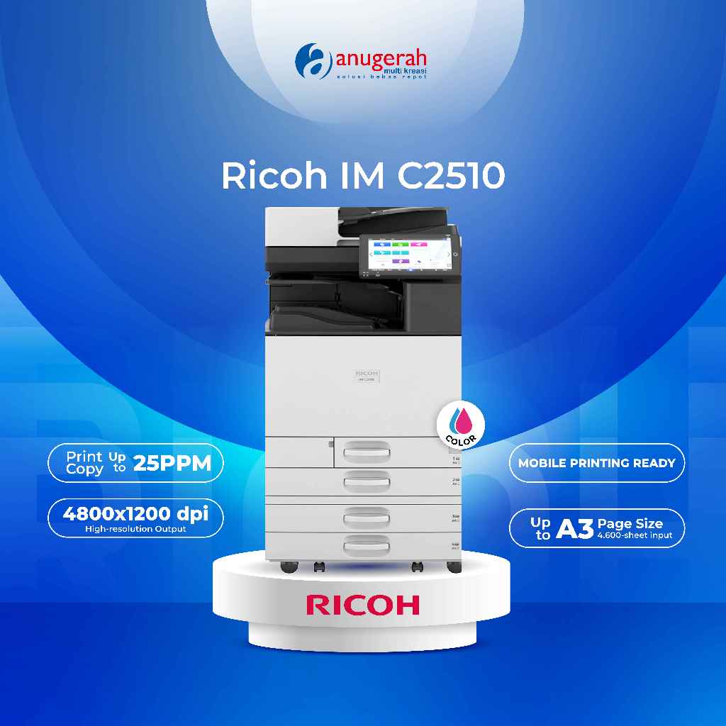 Mesin Fotocopy Ricoh IM C2510 | Mesin Standing Ricoh IM C2510 Color