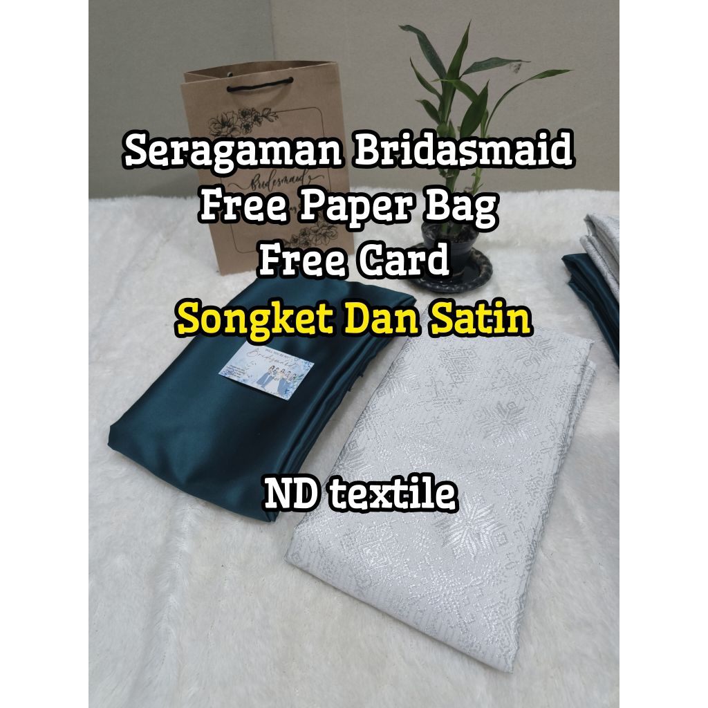 Kain Paket Seragaman Bridasmaid/seragaman pesta/seragam nikah/bridasmaid
