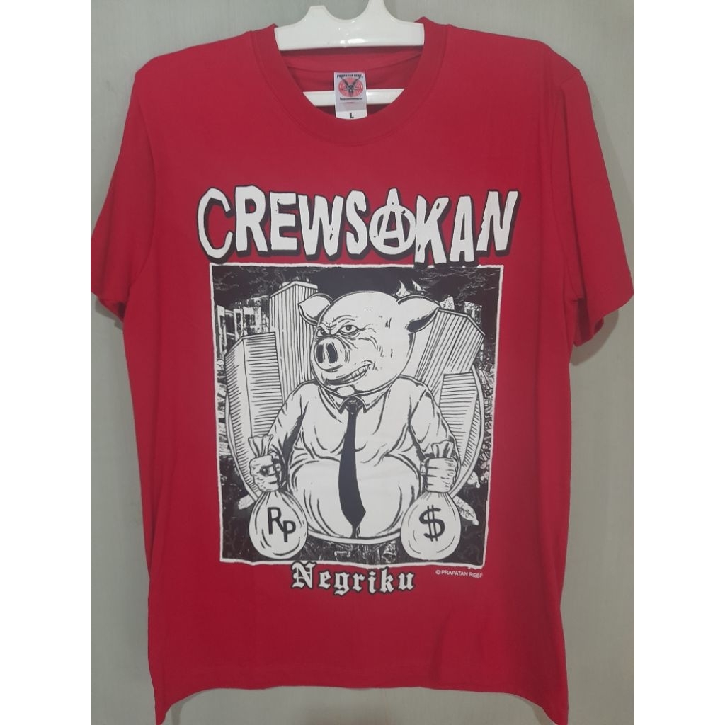 kaos musik band punk lokal CREWSOKAN