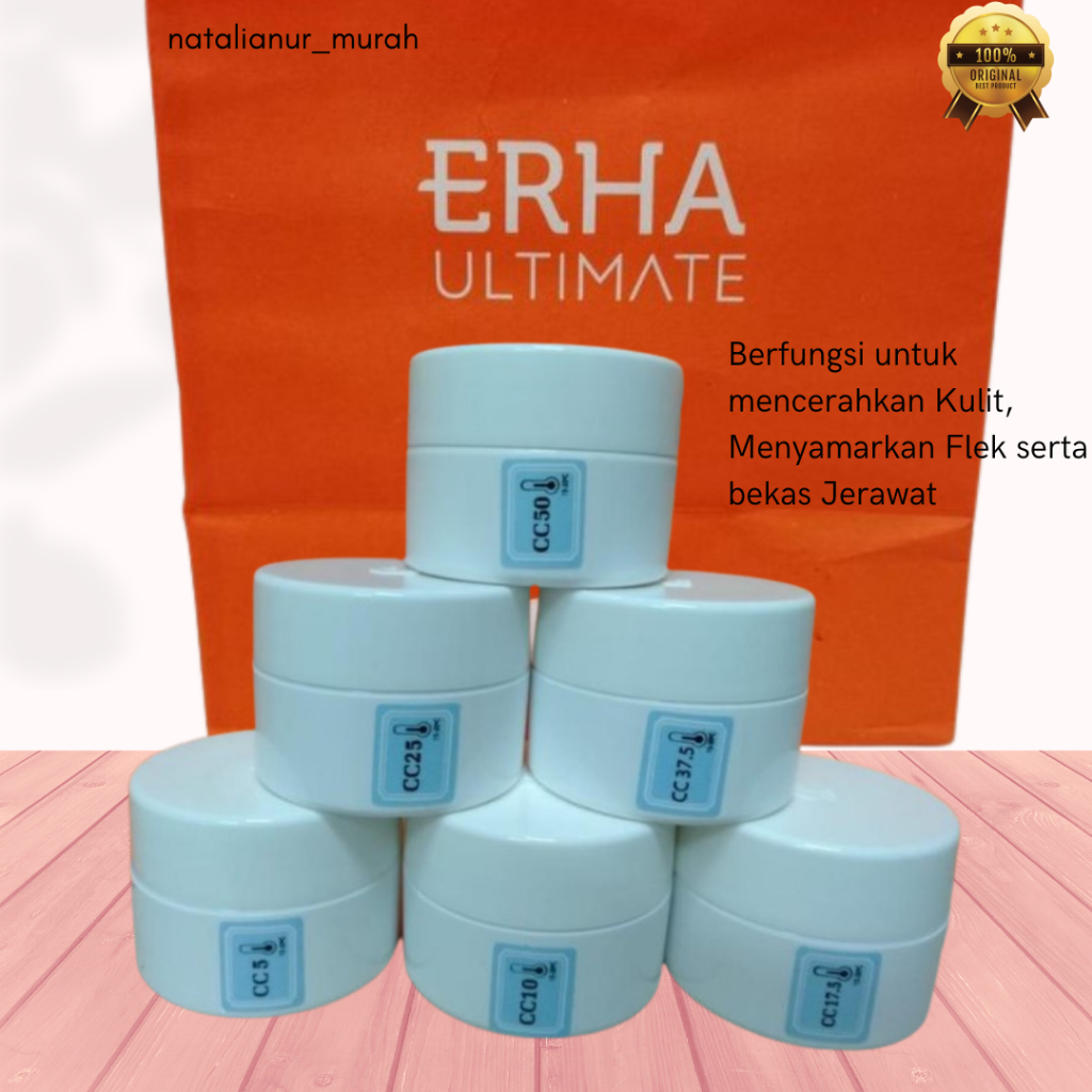 ERHA Corrective Cream Original 100% CC5, CC10, CC37,5 CC25, CC50 / Whitening Cream ERHA