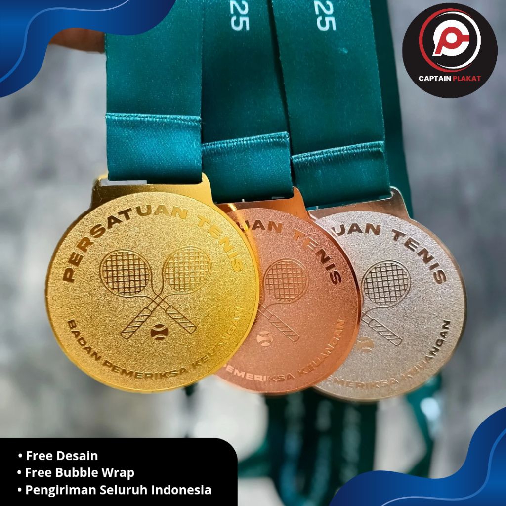 Medali Kuningan Custom | Medali Mewah | Medali Lomba | Medali Kejuaraan