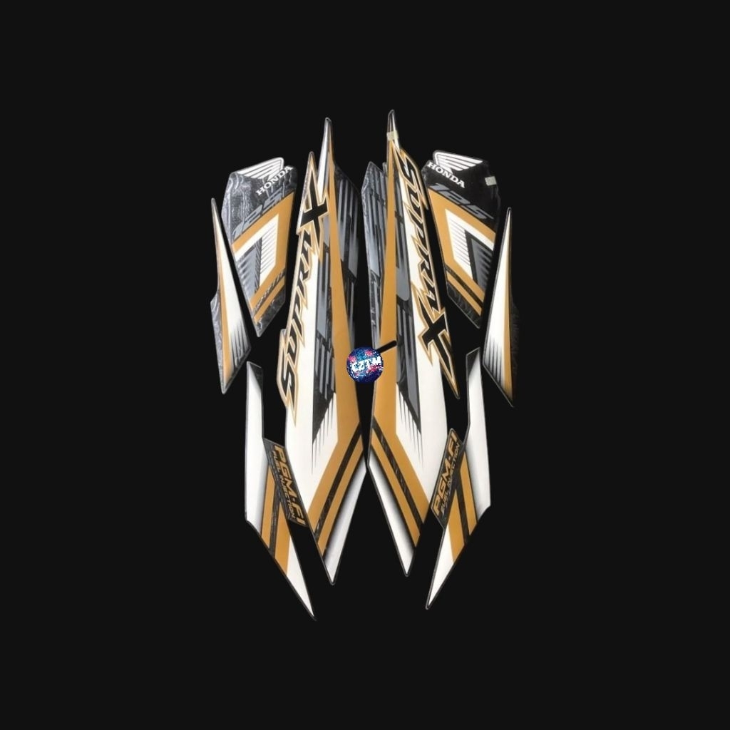 Striping Sticker Honda Supra X 125 FI 2022