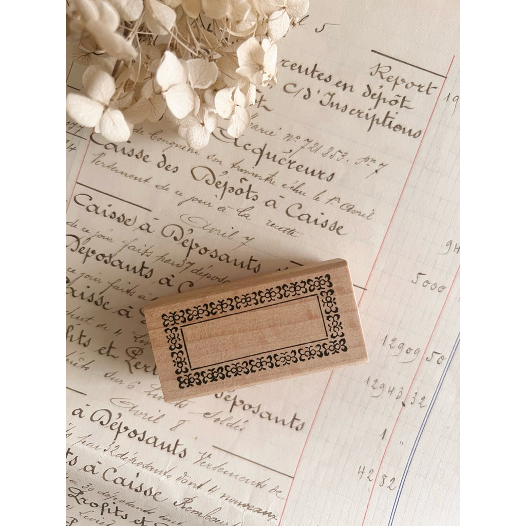 Classic Frame Rubber Stamp by Meow House