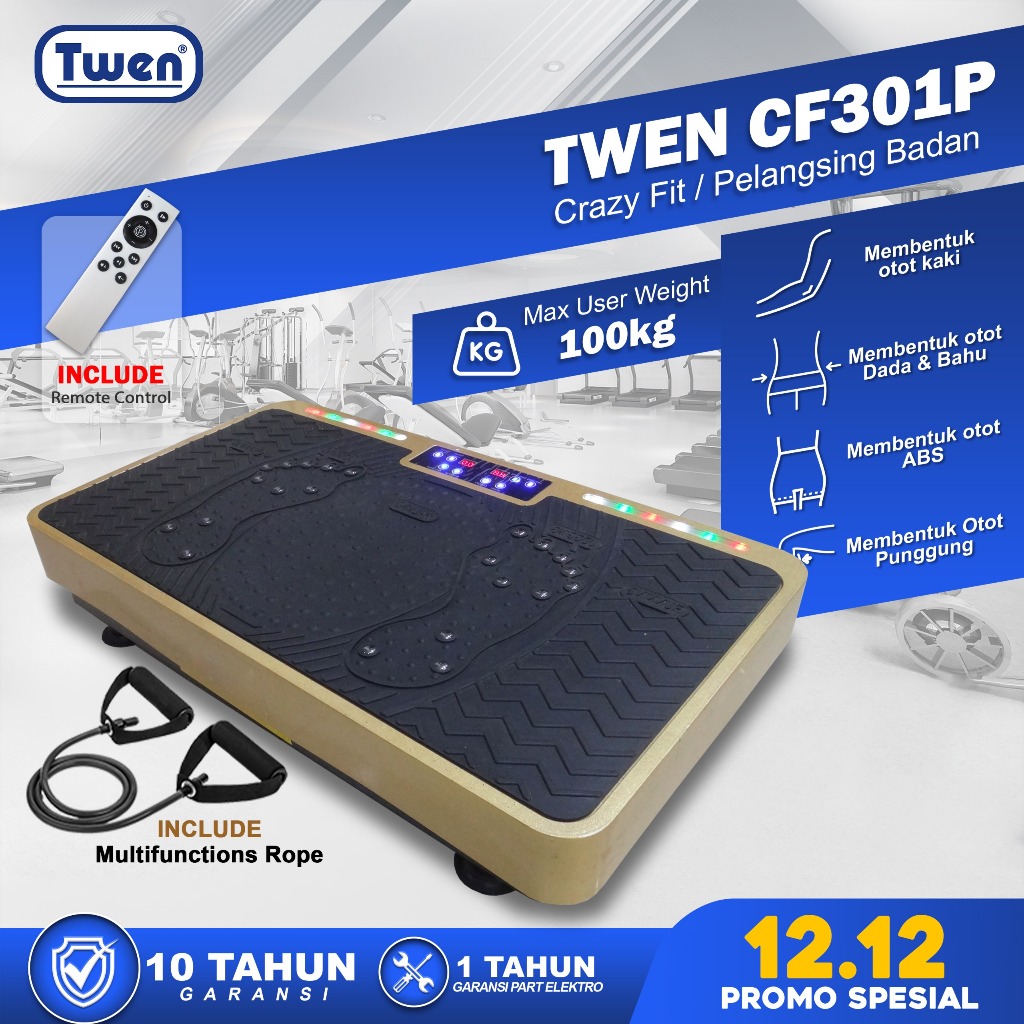 Crazy Fit Nature CF301P Alat Olahraga Alat Pelangsing Tubuh CrazyFit