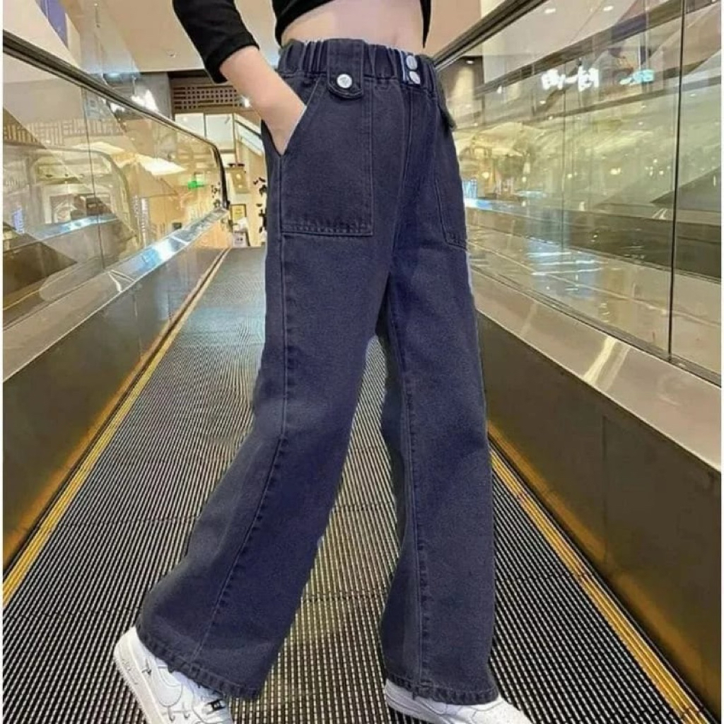 kulot jeans anak kekinian/jeans anak perempuan/celana kulot jeans anak perempuan
