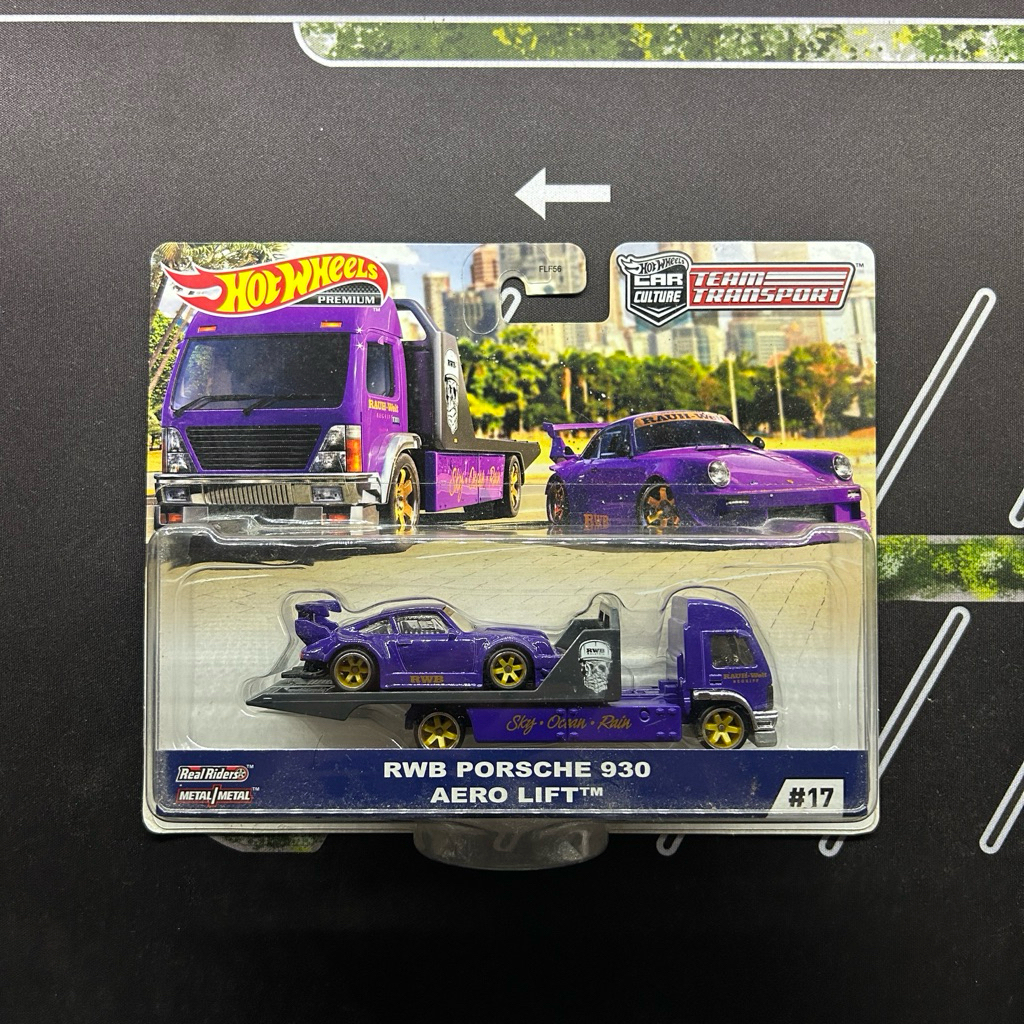 HOTWHEELS PORSCHE 930 RWB TEAM TRANSPORT