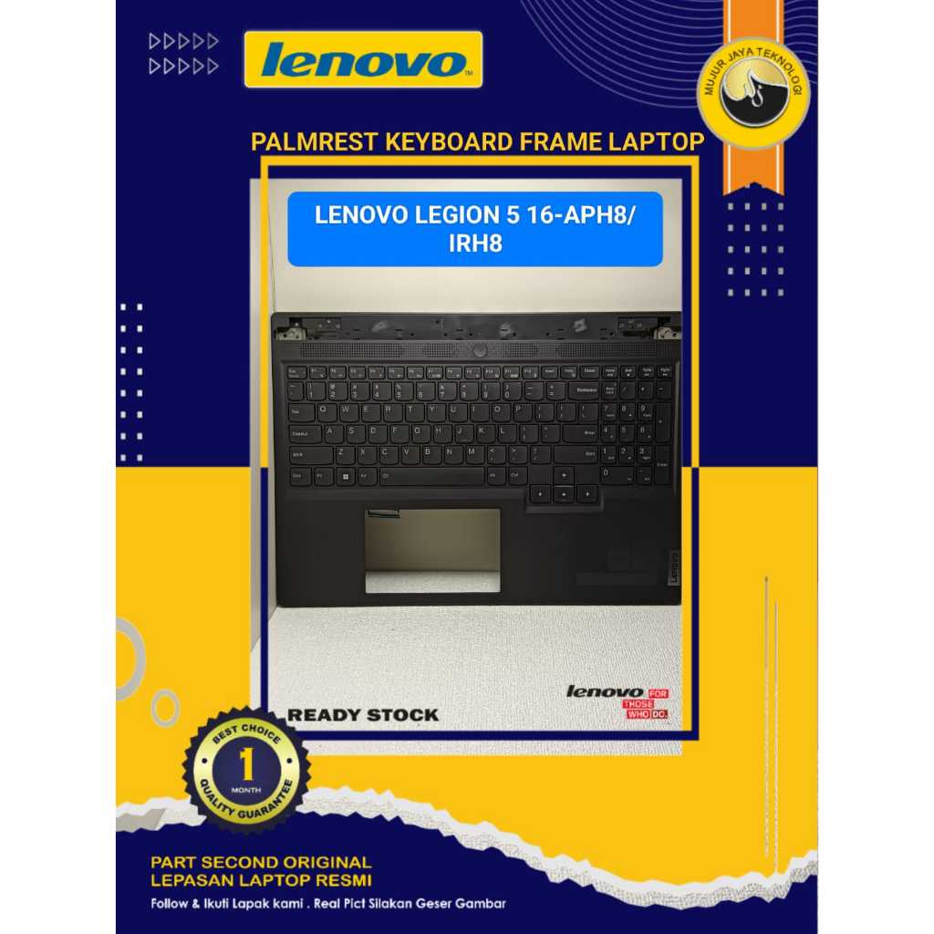 Palmrest Keyboard Frame Top Case Lenovo Legion 5 16APH8  IRH8 Gambling No Test Second Mulus