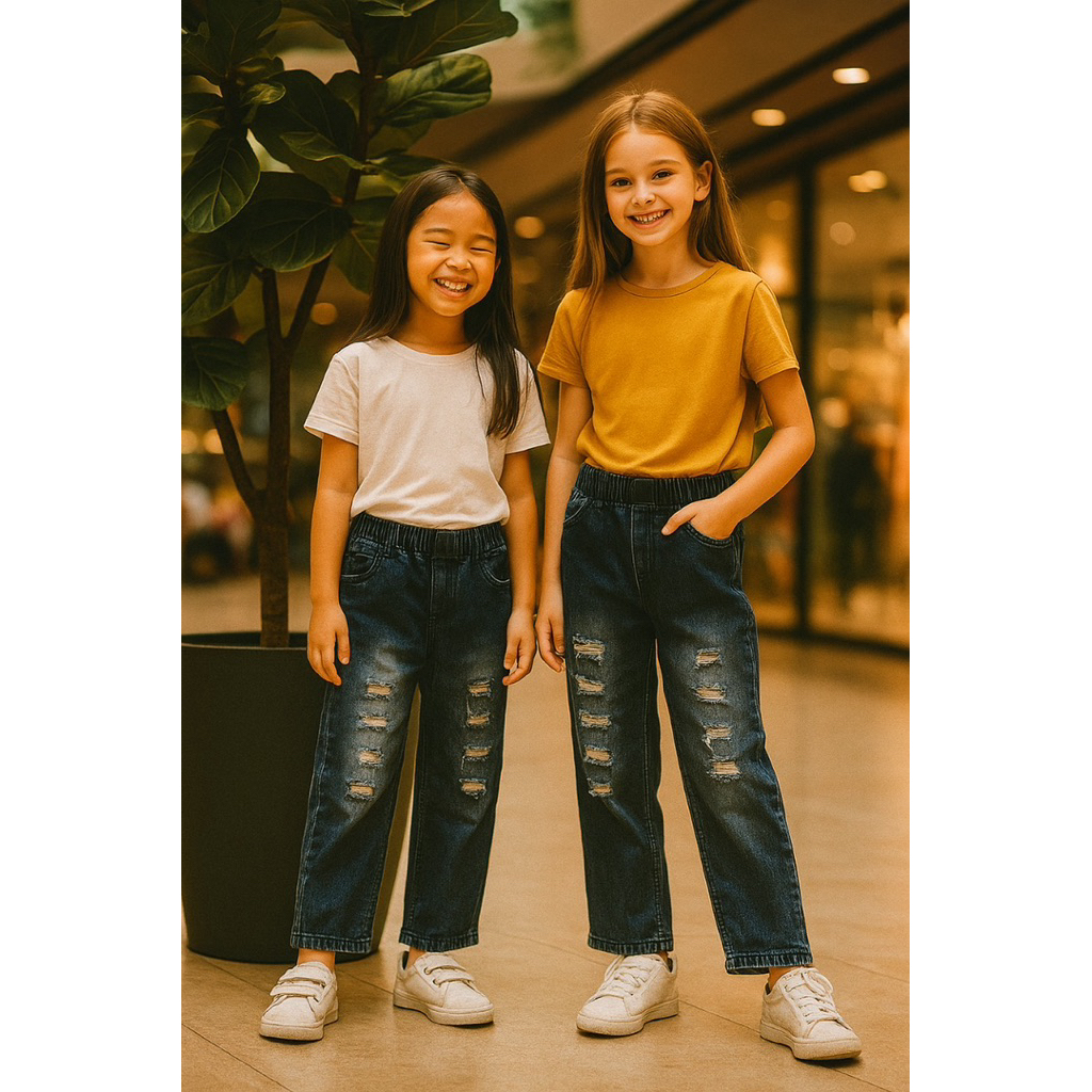 KULOT JEANS ANAK TANGGUNG/JEANS ANAK PEREMPUAN/KULOT JEANS ANAK