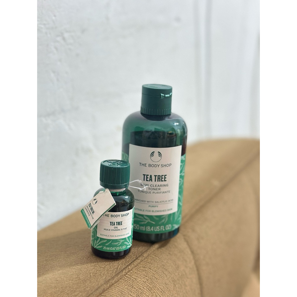 The Body Shop Tea Tree Oil Original (PRELOVED TONER & OIL)