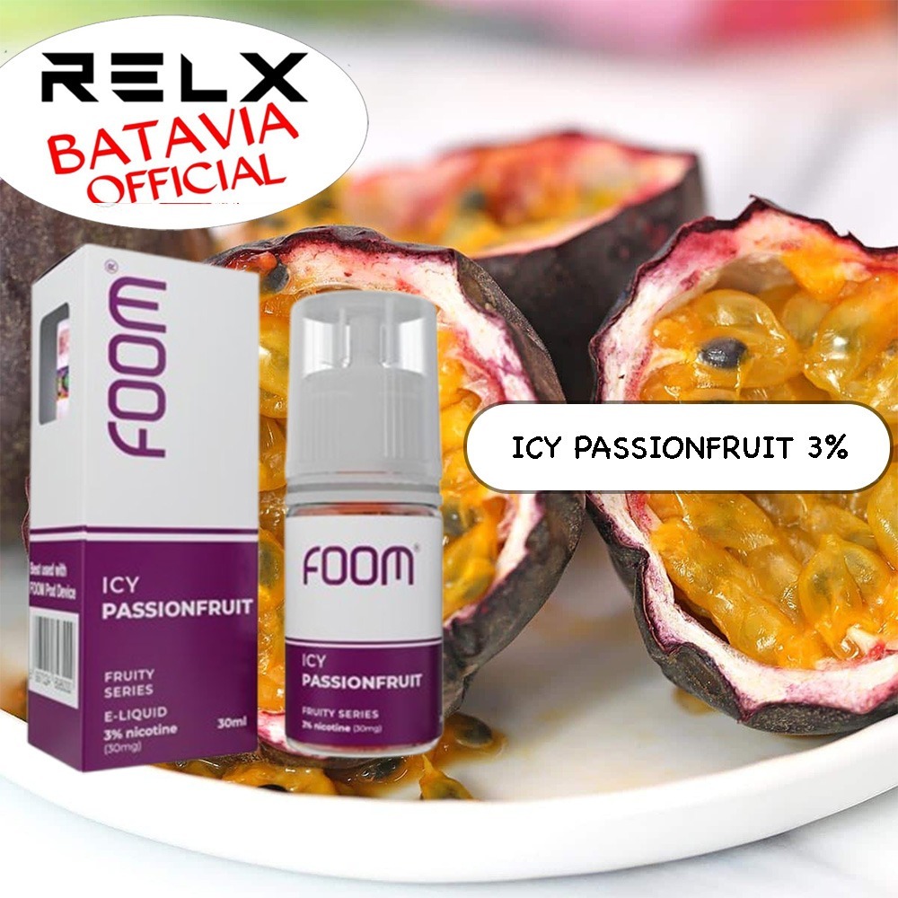 FOOM LIQUID FRUITY SERIES 30ML 30MG ICY PASSIONFRUIT 1 PIECE