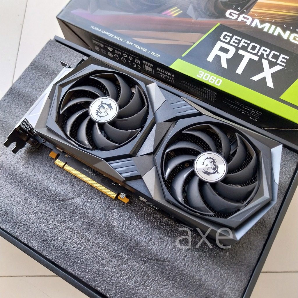 Rtx 3060 12gb msi gaming  x fullset