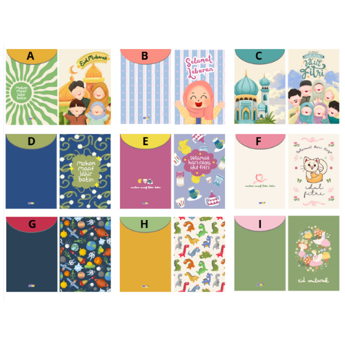 Amplop THR Lebaran 2026 Murah Desain Cute Kekinian