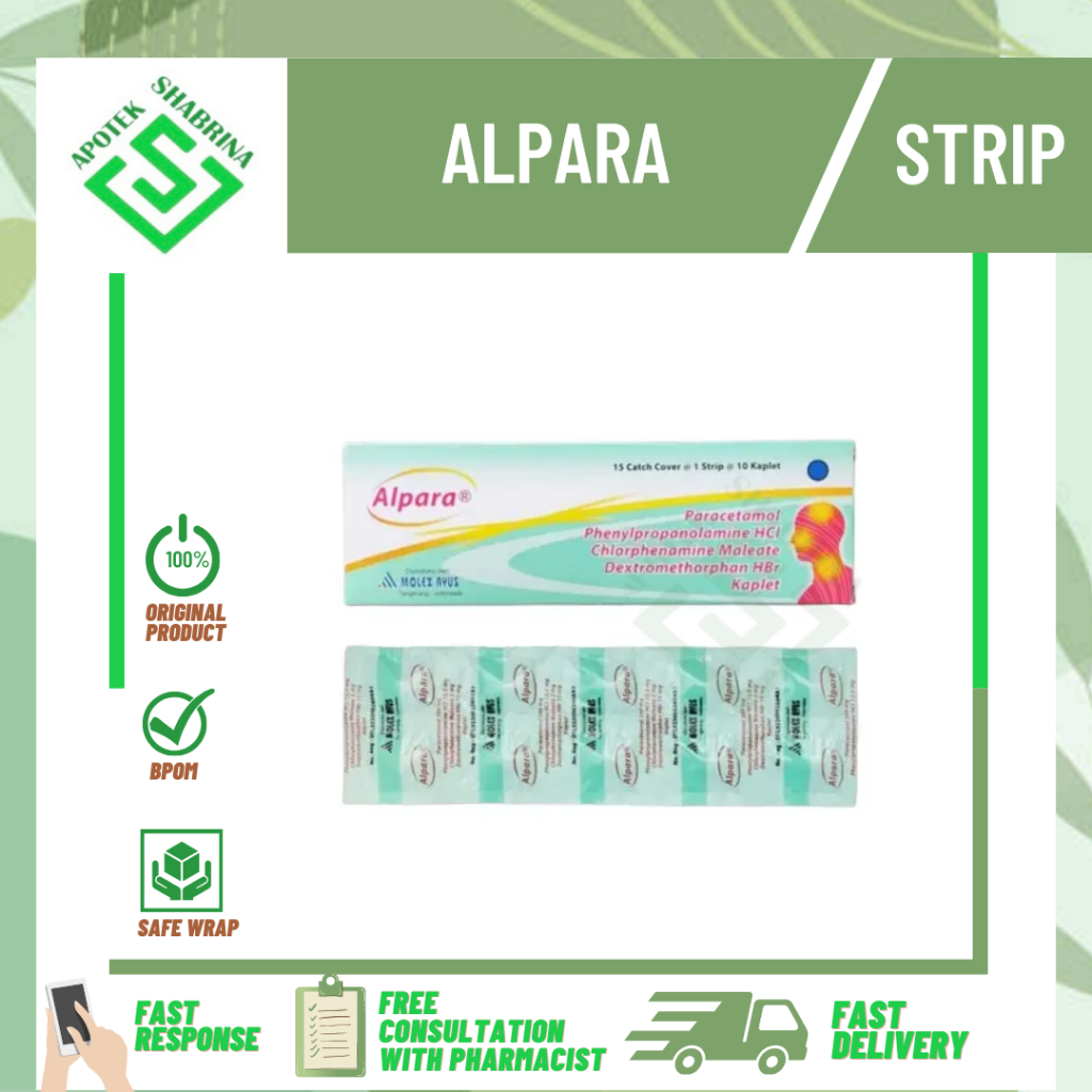 ALPARA / 10KAPLET / DEMAM BATUK PILEK