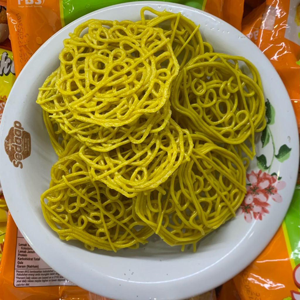 kerupuk kering seblak mie