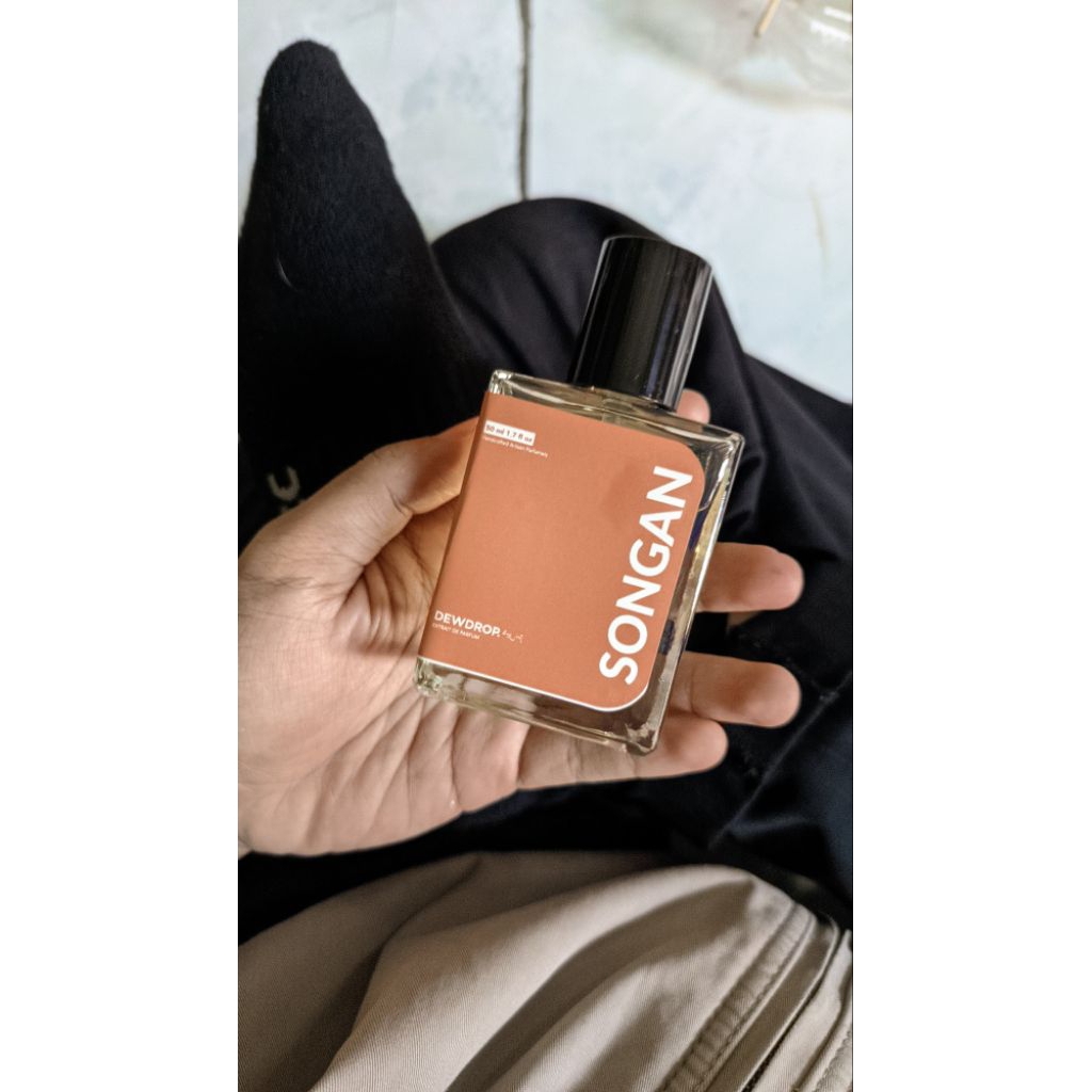 Preloved Parfum Dewdrop Songan + tester tobaco vanila Project 1945 Samosir