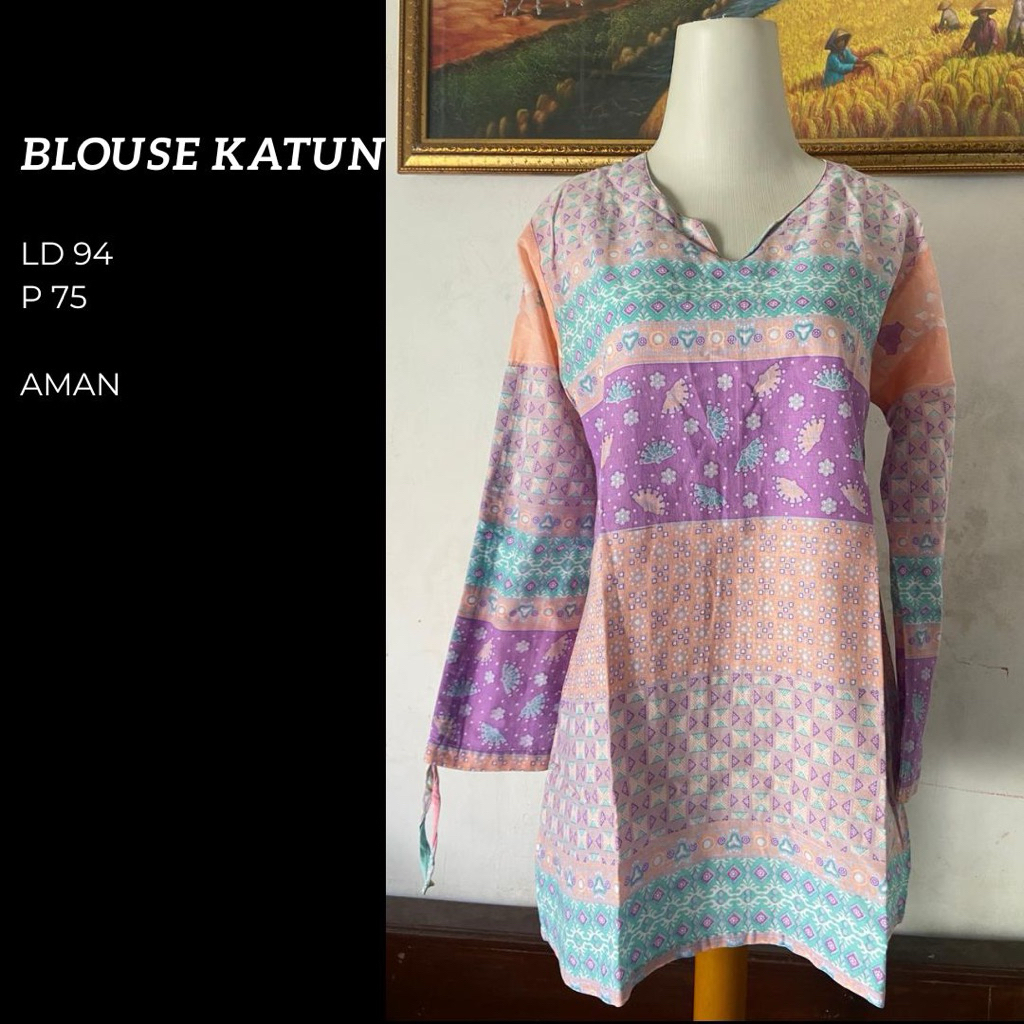 Preloved tunik batik