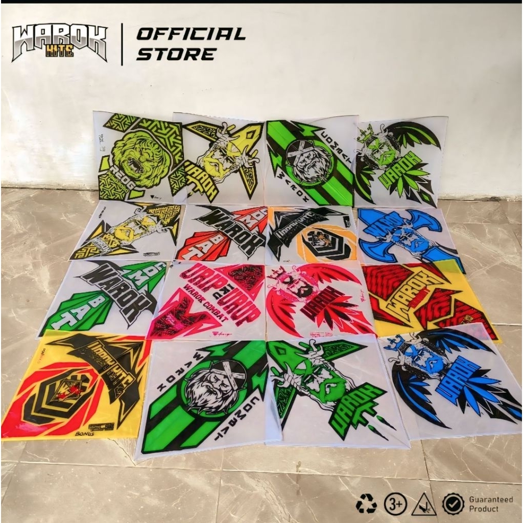 10Pcs Layangan Sukhoi Super Lilitan Apus Warok 2 WARNA Untuk harian dan tournament manuver mantapunt