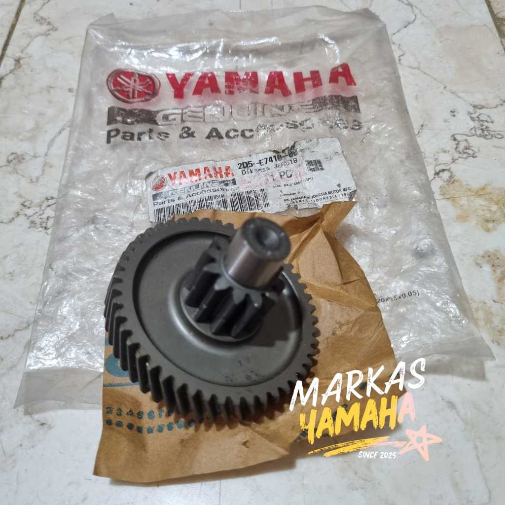 Gigi Rasio Nouvo Z Lele Ori 2D5-E7410-00 Gear primary Main axle Nouvo Original Yamaha Ygp gear rasio
