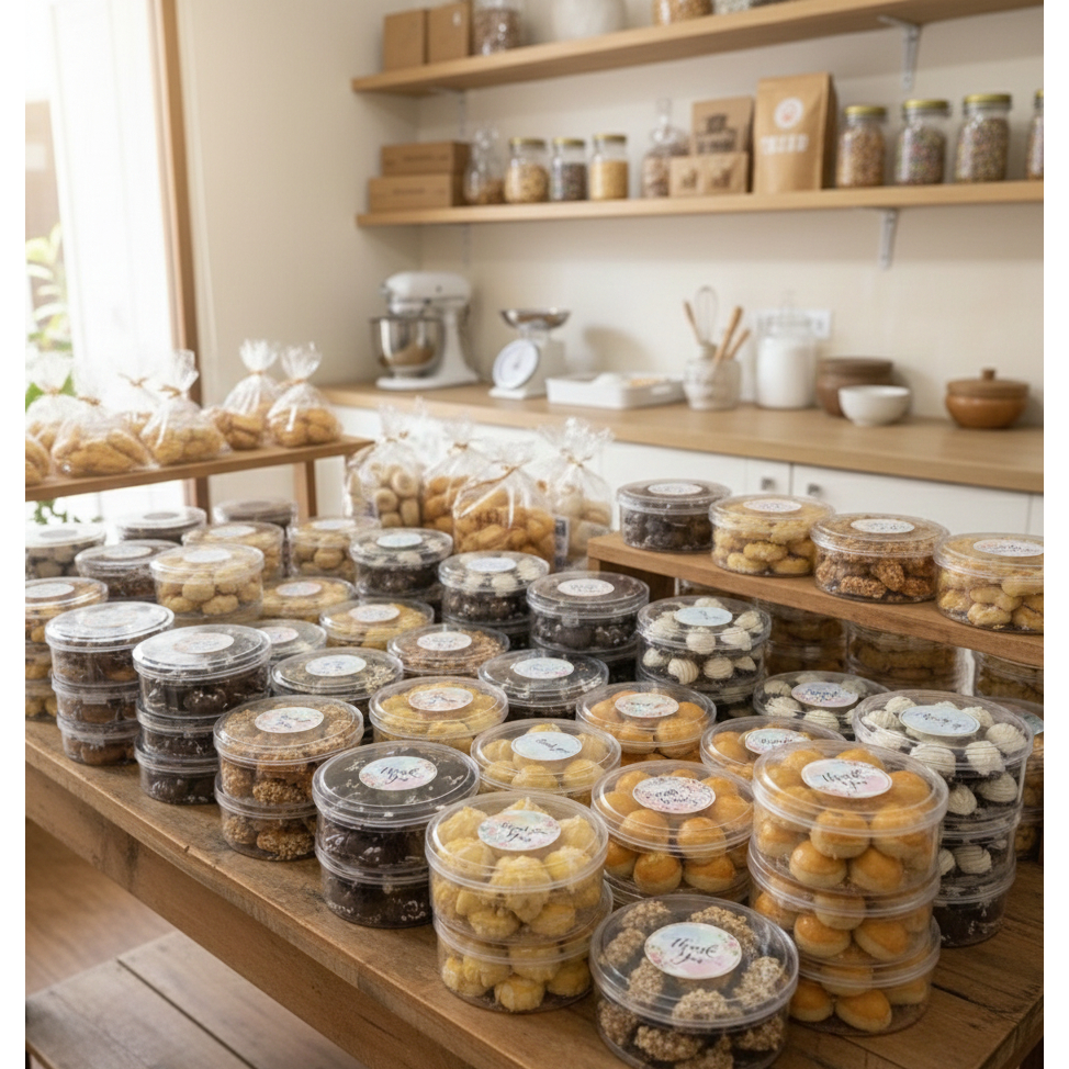 RATU * Kue Lebaran Aneka Kue Kering Spesial Lebaran Kemasan Toples Plastik 250 gr 500 gr Hampers Nat