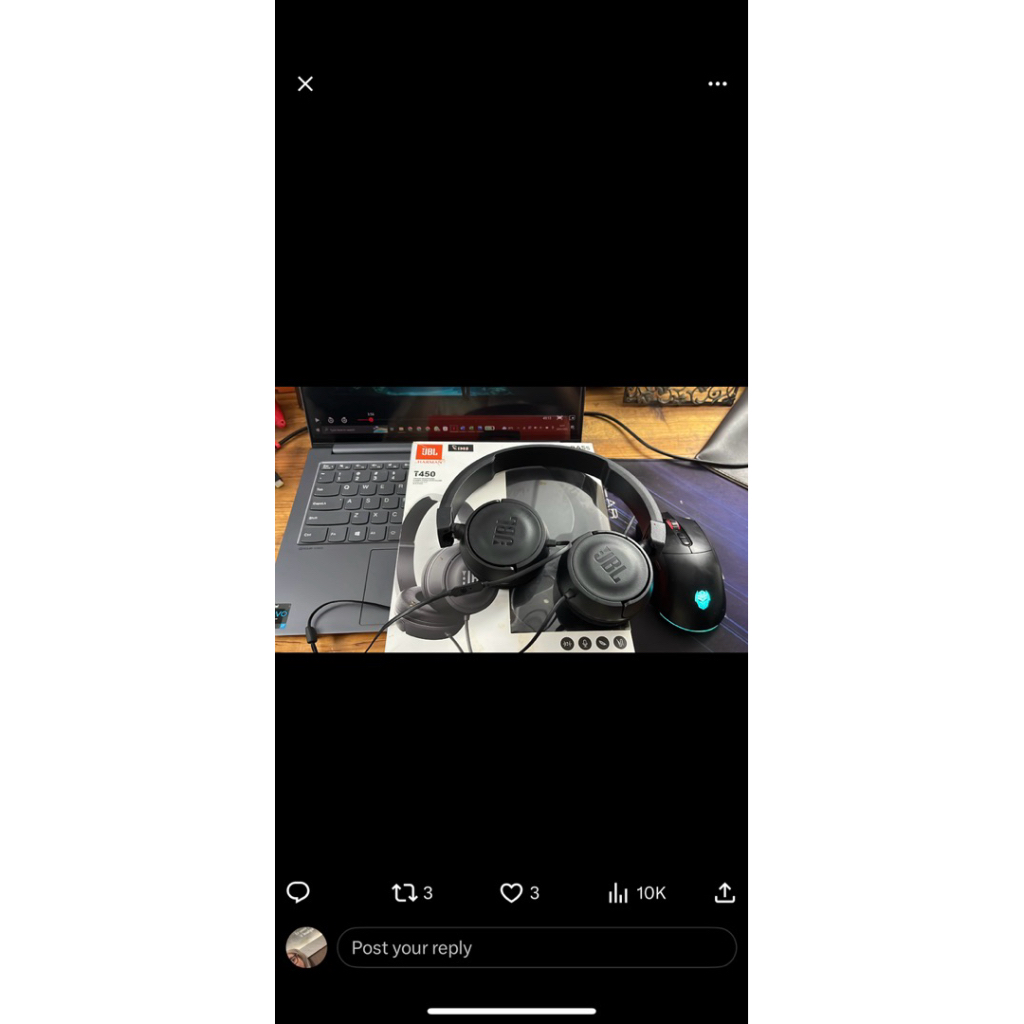 Headphone JBL Headphone On EarT450