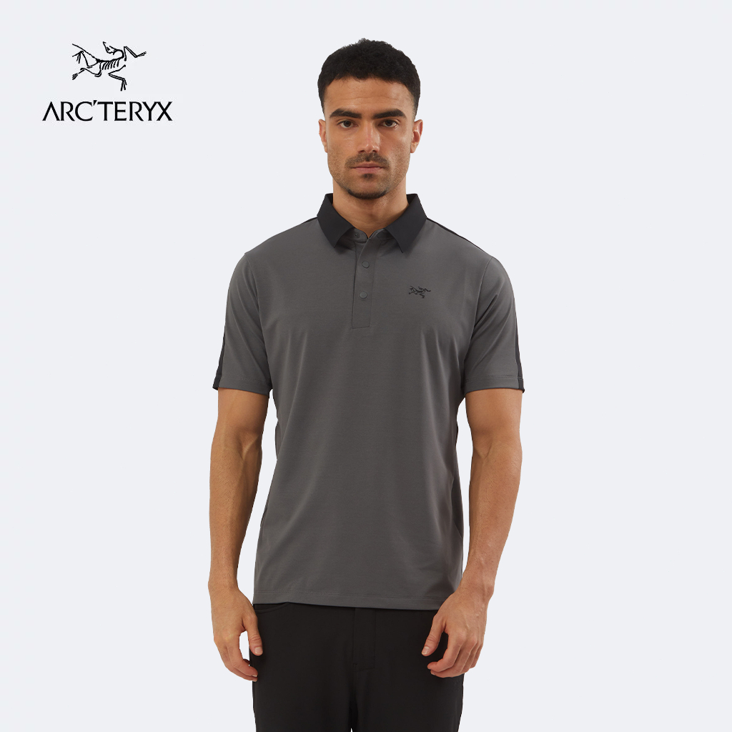 ARC'TERYX RAVELLO POLO TSHIRT SLIM FIT PRIA BASIC ELEGANT Polo Shirt Logo Keren T-Shirt Baju Kerah S