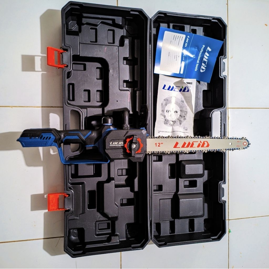 LUCID Chainsaw Cordless Brushless 12 Inch Unit Only + Box