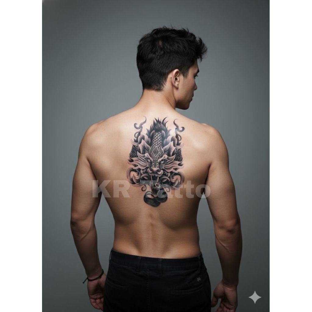 [COD] Tatto Temporary NAGA ABU Tbs_8536 Size 12x20 | Tatto Temporary Tahan Air Anti Air Sementara Da