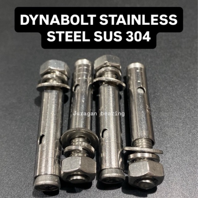 DYNABOLT STAINLESS M10x60 M10x100 ANTI KARAT SUS 304