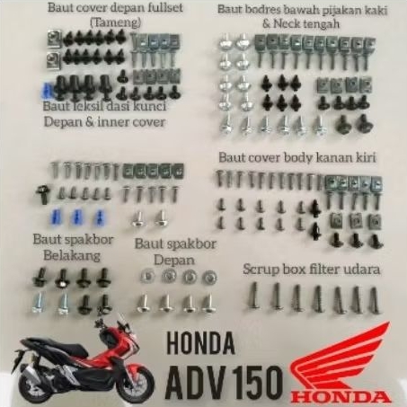 Baud lengkap Fullset Body Honda ADV 150