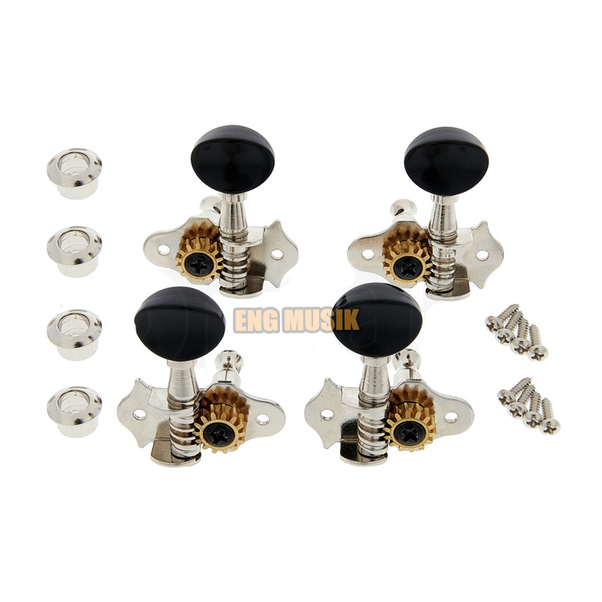 DRYER UKULELE KENTRUNG R2 L2 WARNA KROM AG933 / UKULELE GUITAR TUNING PEGS (SC2849)