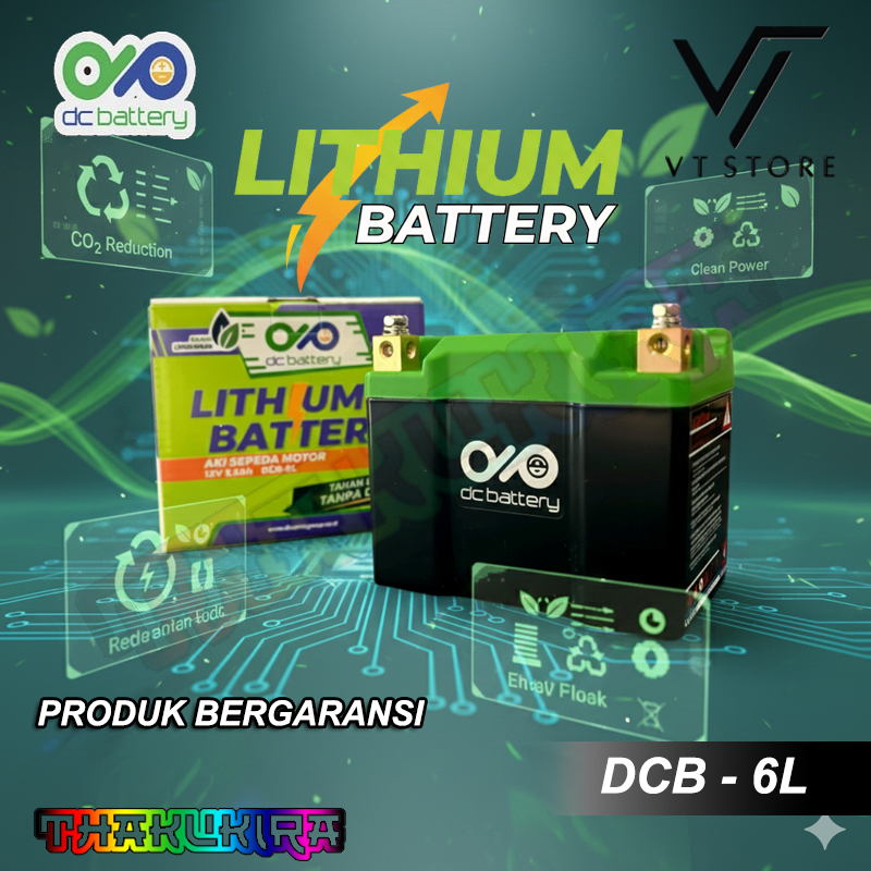 Aki Motor Lithium LiFePo4 DC Battery Vario 125 Vario 150 CB 150R Old/New Satria FU GTZ7S GTZ6V YTZ7S