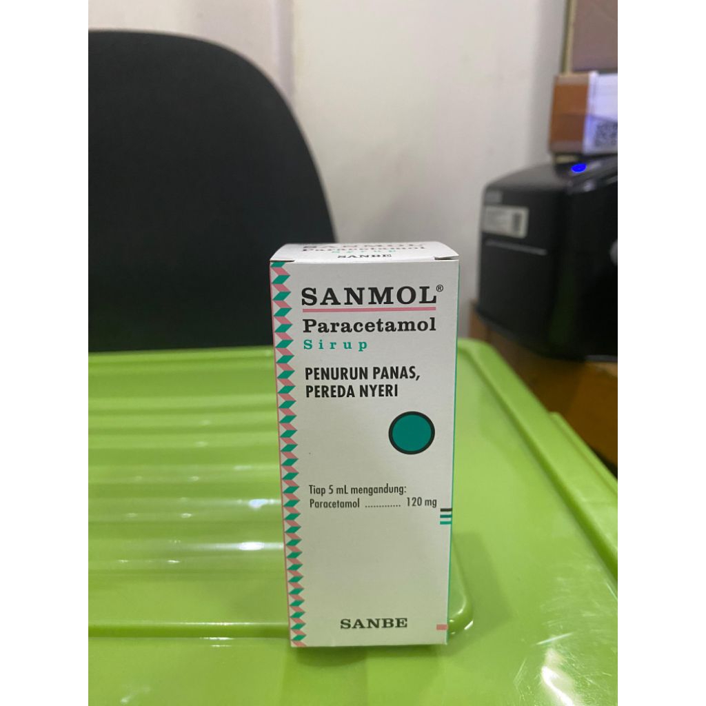 SANMOL SYRUP 60 ML - OBAT PENURUN DEMAM BAYI & ANAK