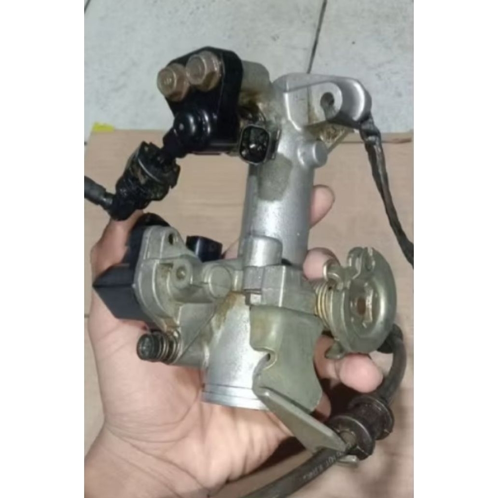 Throtlle Body Set Injektor Beat Fi Stater Kasar Original Copotan