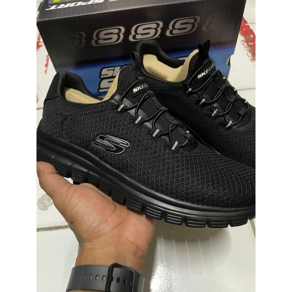 SKECHERS SPORT FULL BLACK
